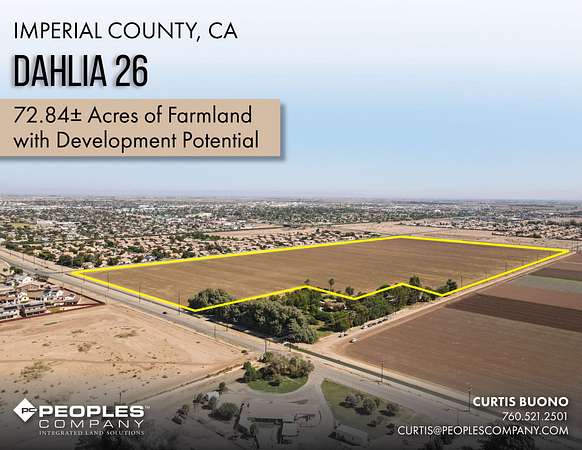 72.8 Acres of Land for Sale in El Centro, California
