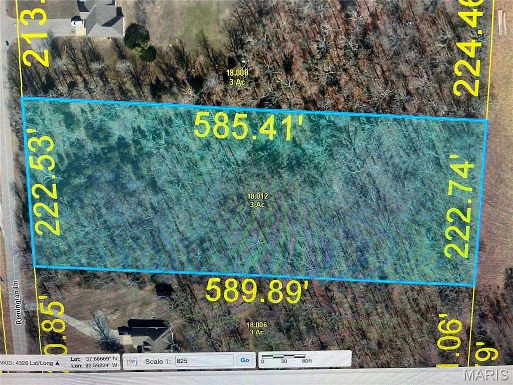 3 Acres of Residential Land for Sale in Lebanon, Missouri