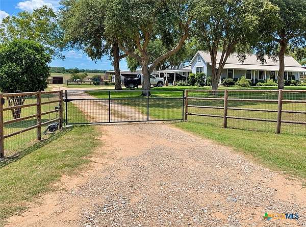 15.2 Acres of Land with Home for Sale in Hallettsville, Texas
