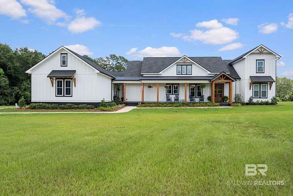 11.8 Acres of Land with Home for Sale in Elberta, Alabama