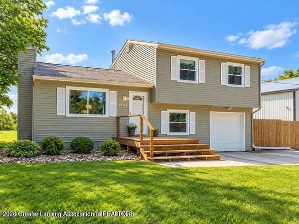 1.66 Acres of Land with Home for Sale in Eaton Rapids, Michigan
