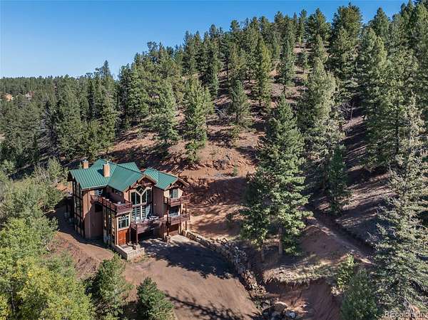 15.4 Acres of Land with Home for Sale in Woodland Park, Colorado
