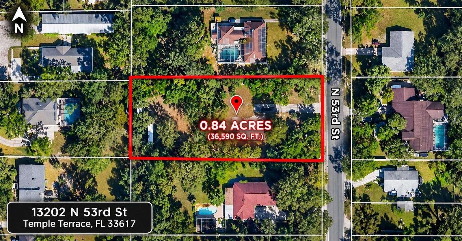 0.84 Acres of Residential Land for Sale in Temple Terrace, Florida
