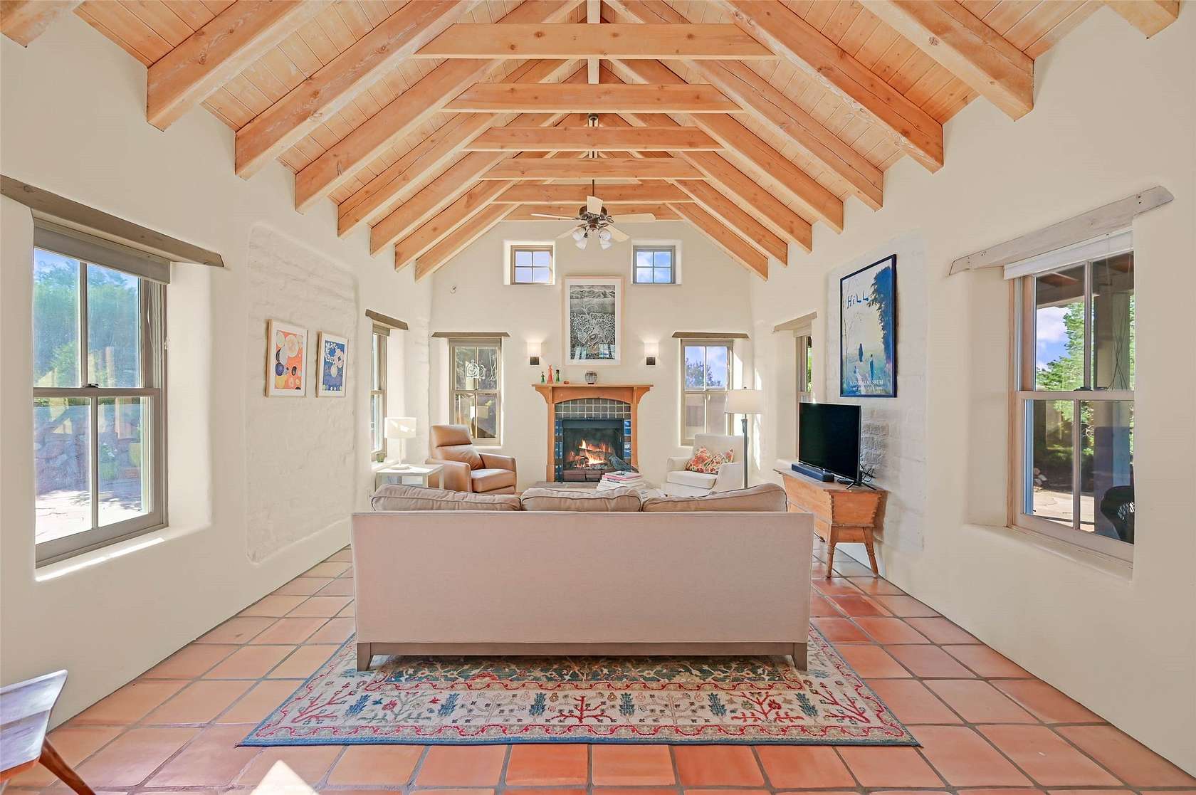 5 Acres of Land with Home for Sale in Santa Fe, New Mexico