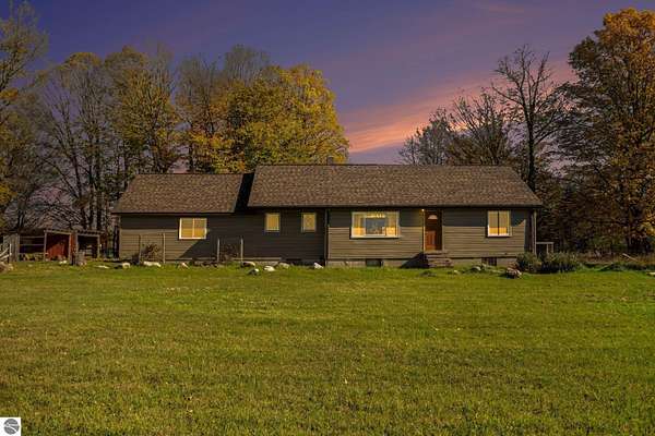 19 Acres of Land with Home for Sale in Cadillac, Michigan