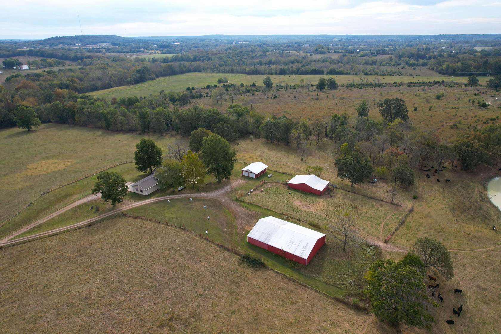 61.9 Acres of Land with Home for Sale in Fair Grove, Missouri