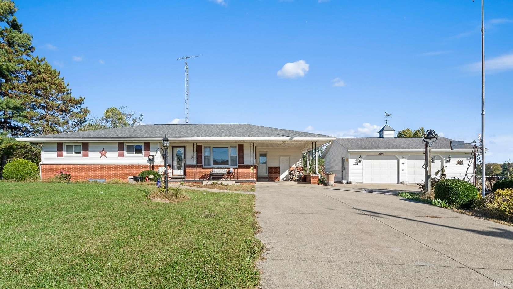 4.13 Acres of Land with Home for Sale in Mitchell, Indiana