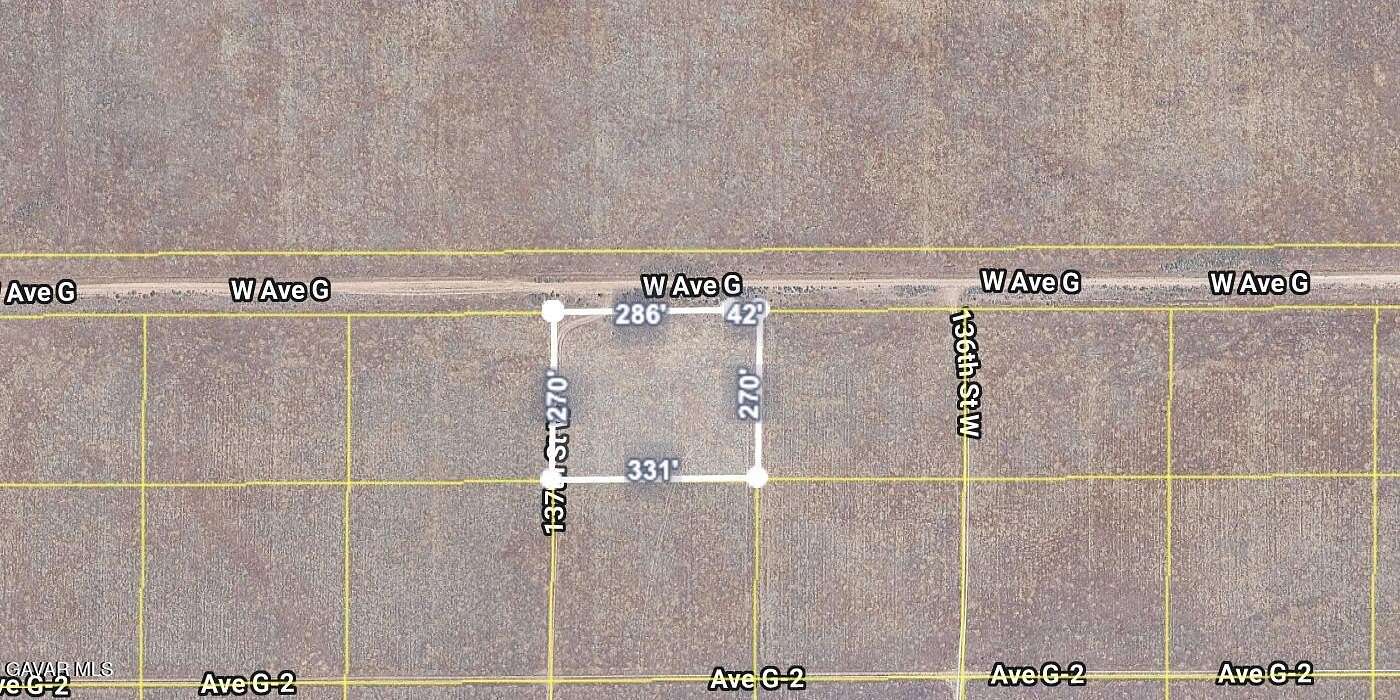 2 Acres of Land for Sale in Lancaster, California