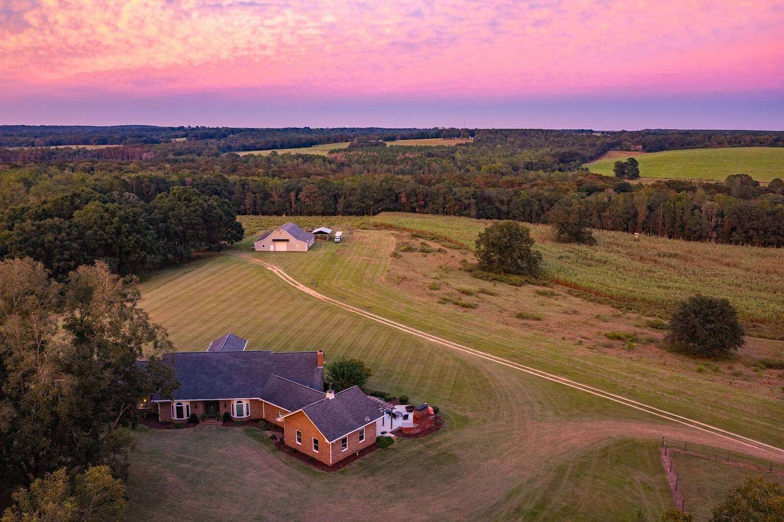 15 Acres of Land with Home for Sale in Troy, Alabama