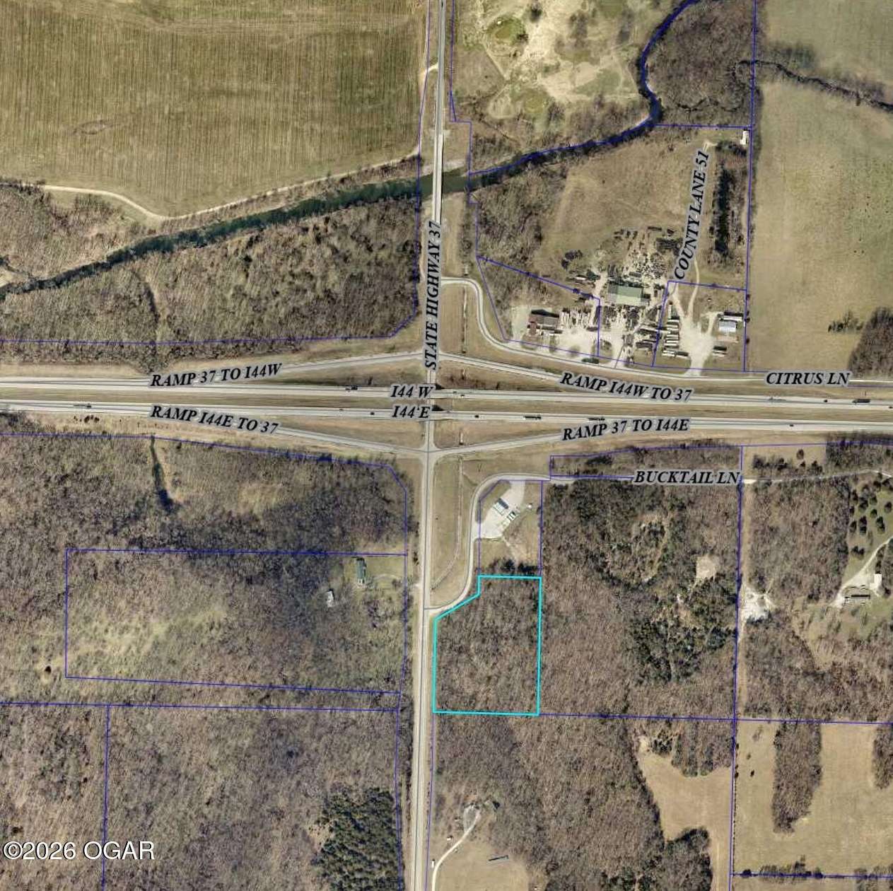 5 Acres of Commercial Land for Sale in Sarcoxie, Missouri