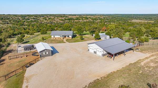13.8 Acres of Land with Home for Sale in Stephenville, Texas