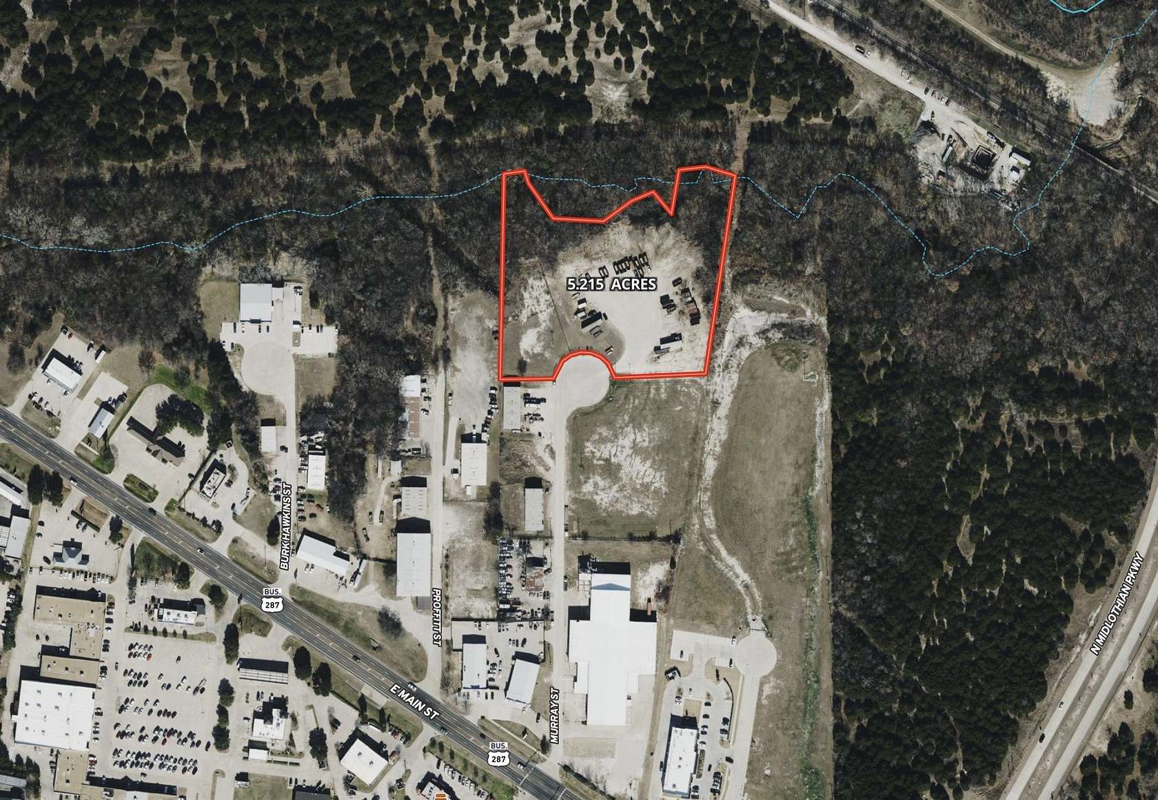 5.22 Acres of Commercial Land for Sale in Midlothian, Texas