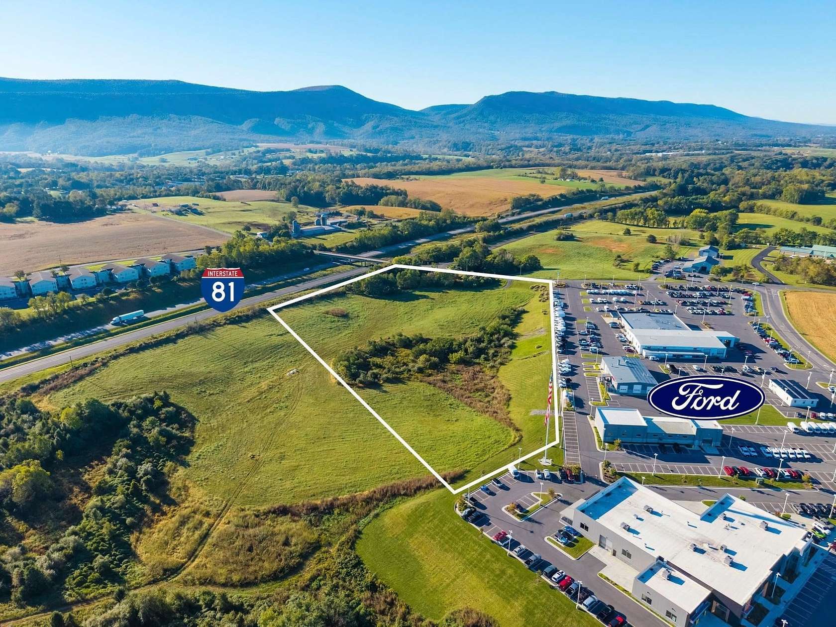 9.3 Acres of Mixed-Use Land for Sale in Woodstock, Virginia
