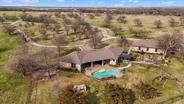 30 Acres of Land with Home for Sale in Krum, Texas