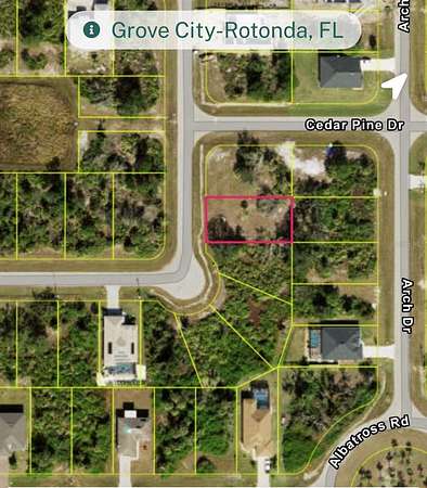 0.19 Acres of Residential Land for Sale in Rotonda West, Florida
