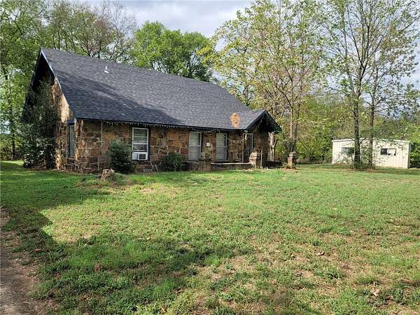 5.9 Acres of Land with Home for Sale in Altus, Arkansas