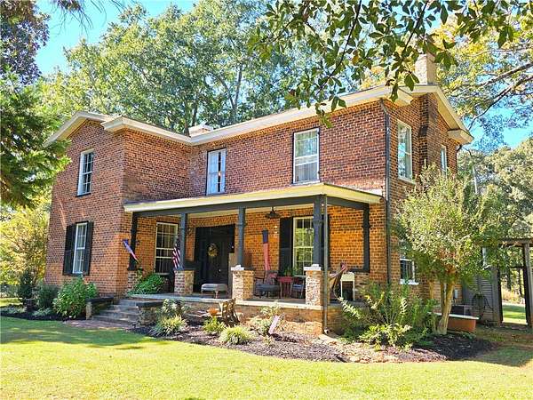8.52 Acres of Land with Home for Sale in Due West, South Carolina