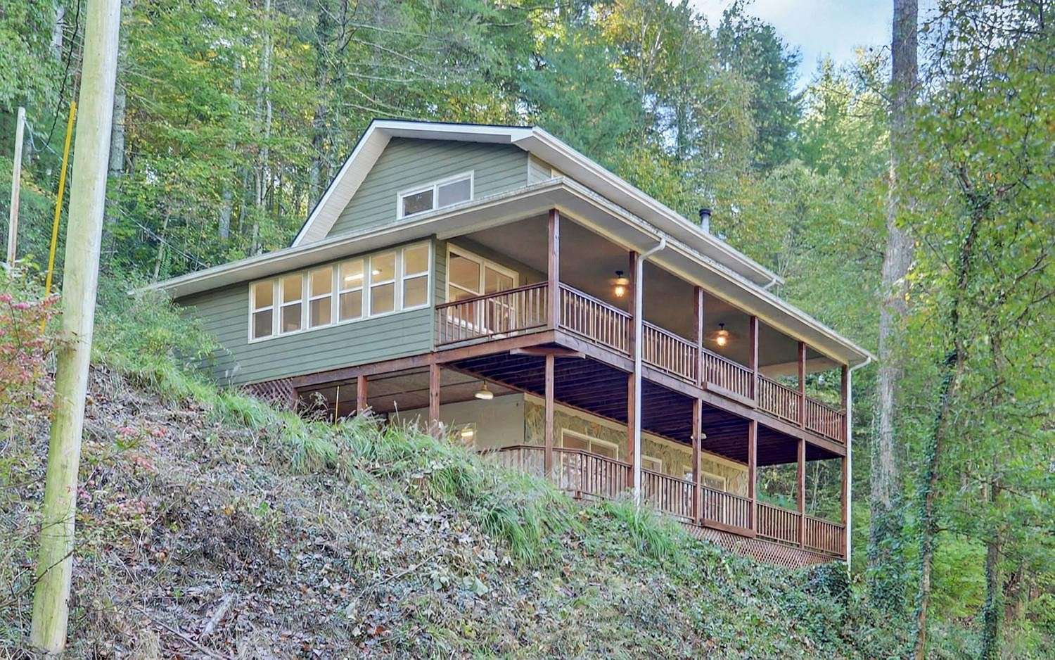 11.9 Acres of Land with Home for Sale in Murphy, North Carolina