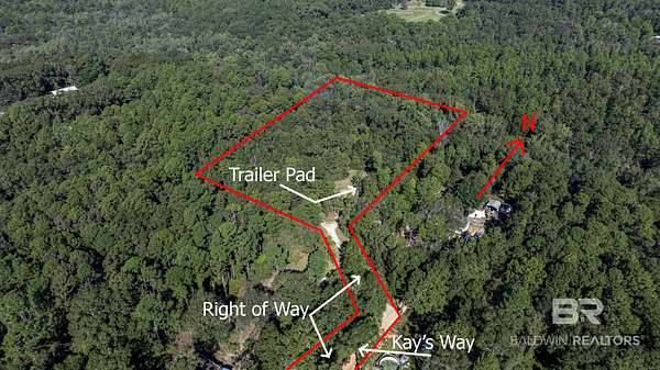 4.4 Acres of Land for Sale in Bay Minette, Alabama