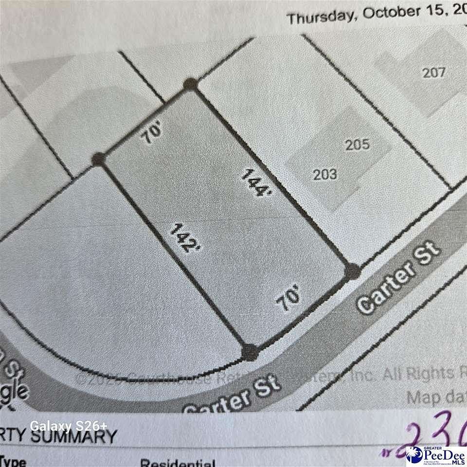 0.23 Acres of Residential Land for Sale in Timmonsville, South Carolina
