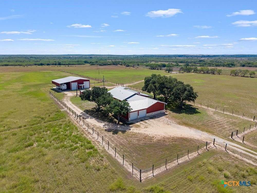 66.8 Acres of Agricultural Land with Home for Sale in Kenedy, Texas