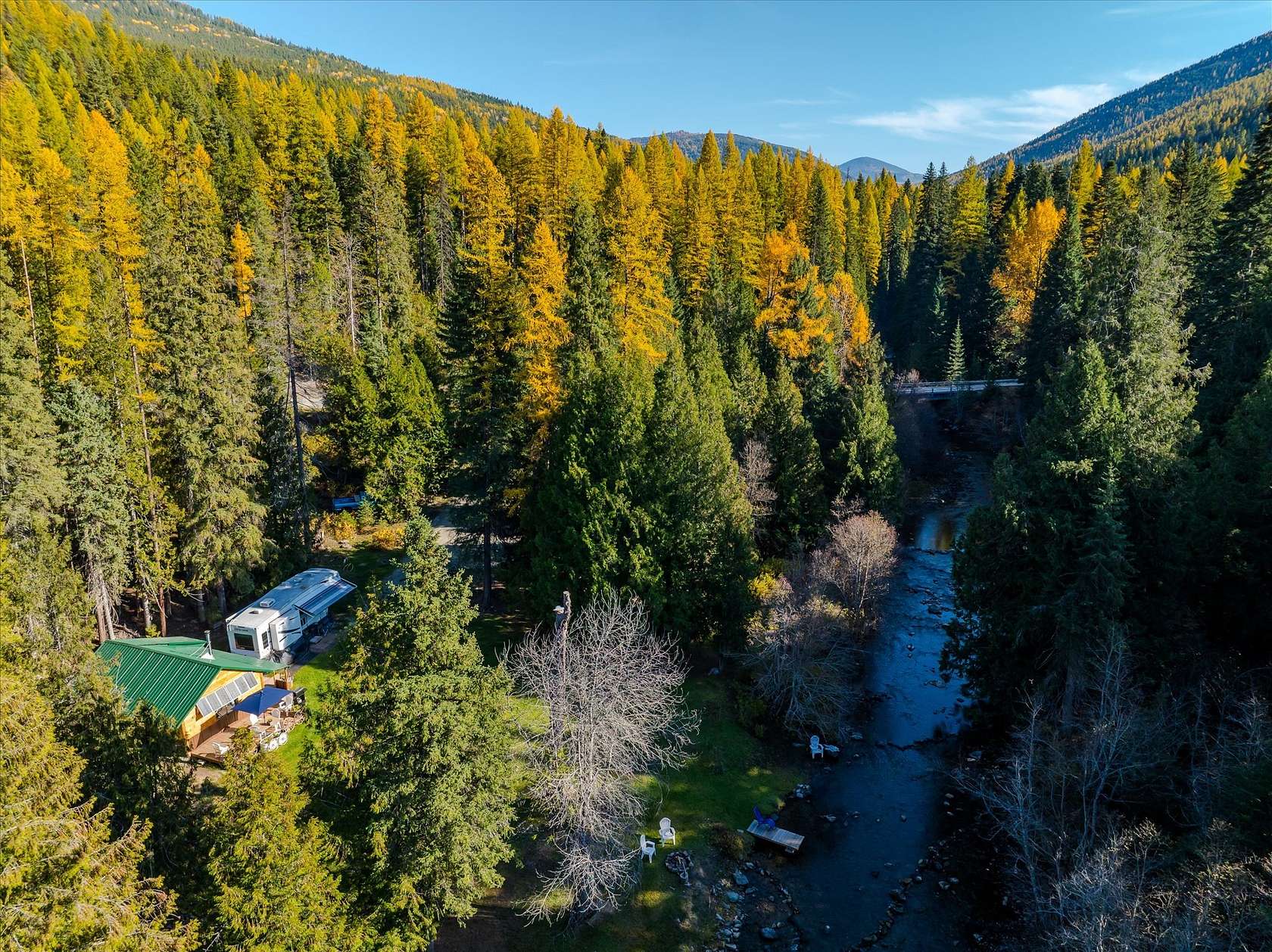 5.25 Acres of Land with Home for Sale in Yaak, Montana