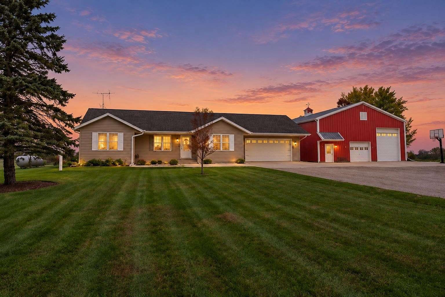 1.56 Acres of Land with Home for Sale in Krakow, Wisconsin