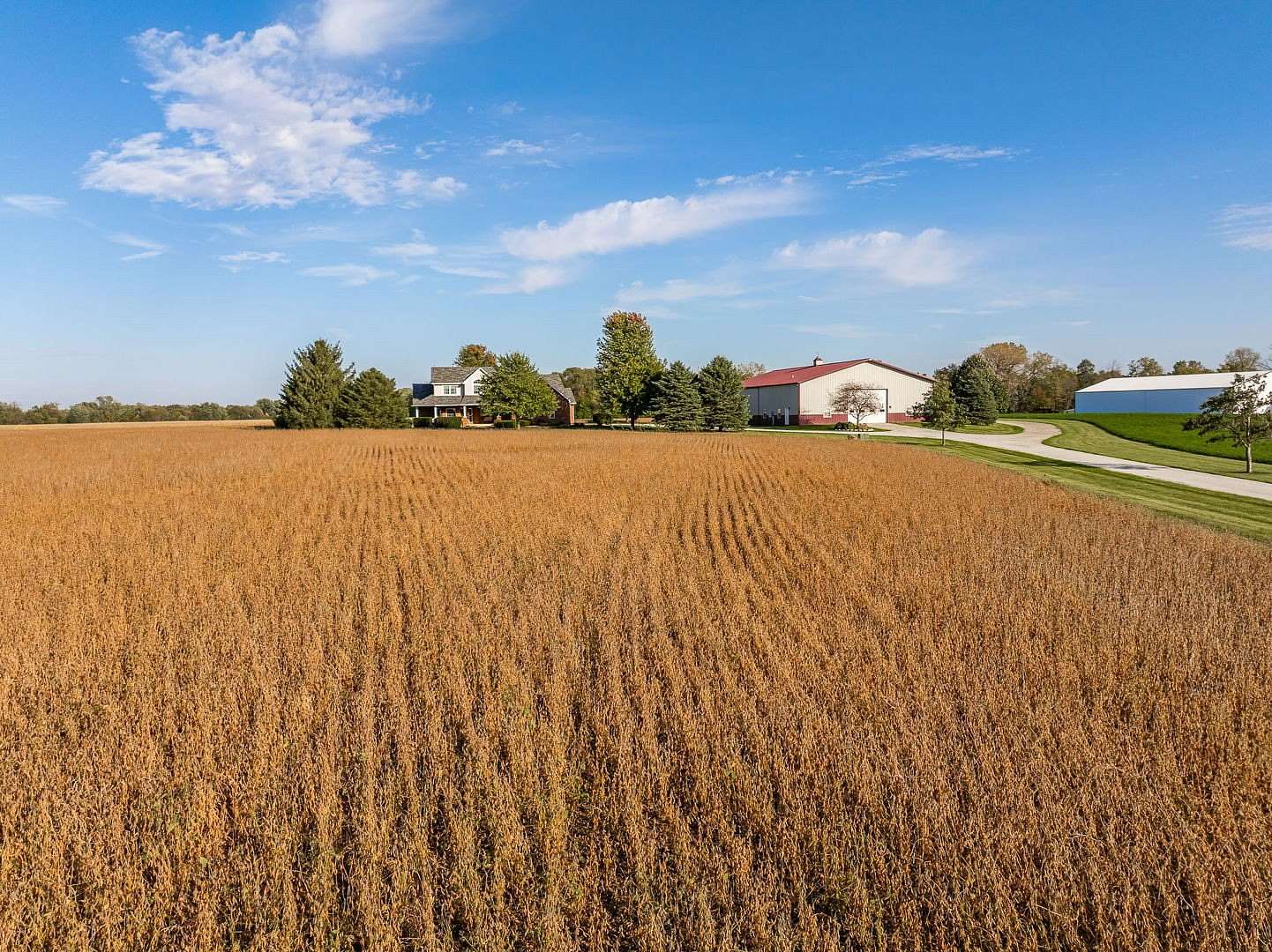 10 Acres of Land with Home for Sale in Manhattan, Illinois