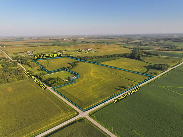 60 Acres of Land for Sale in Mitchellville, Iowa