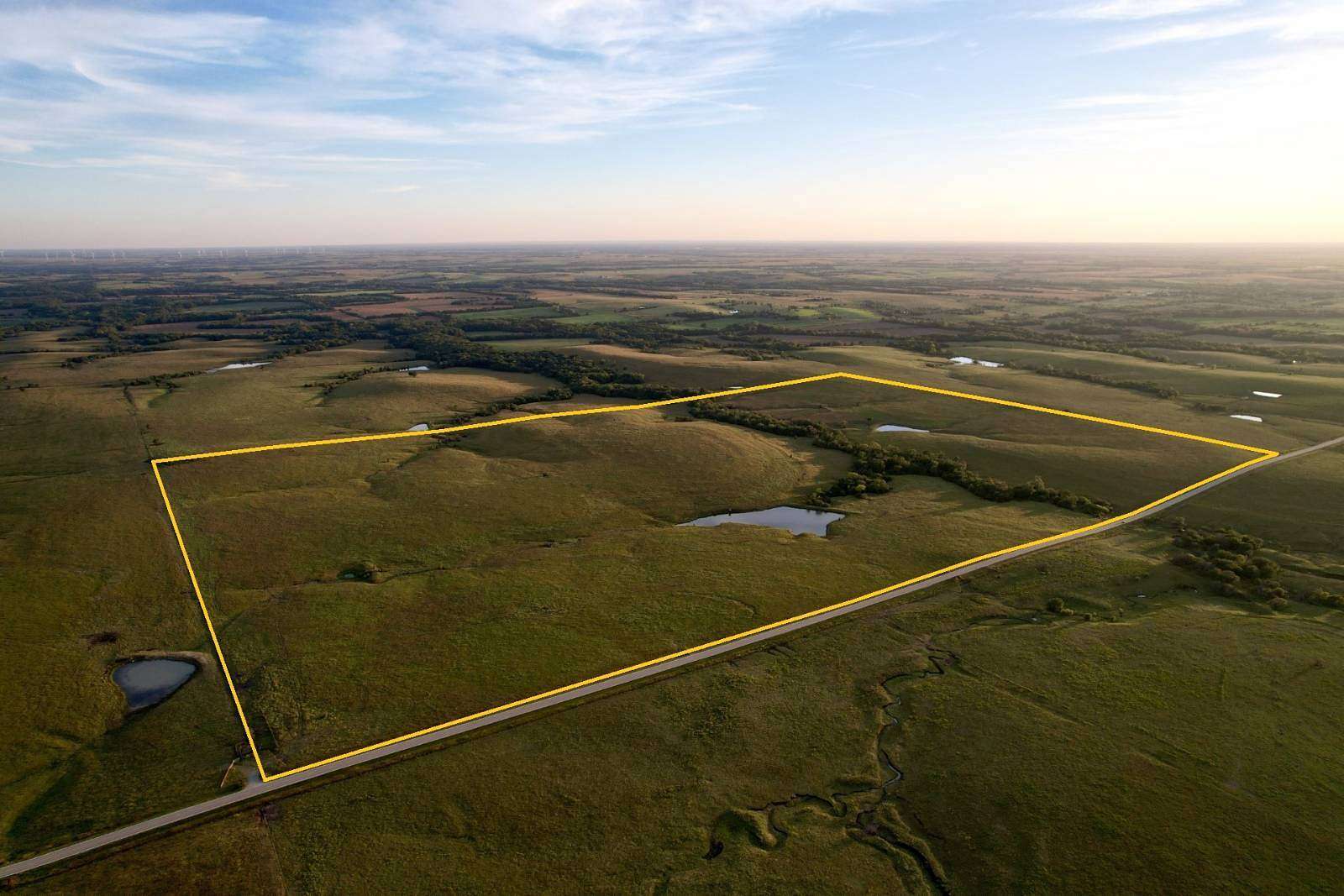 234 Acres of Recreational Land for Auction in Admire, Kansas