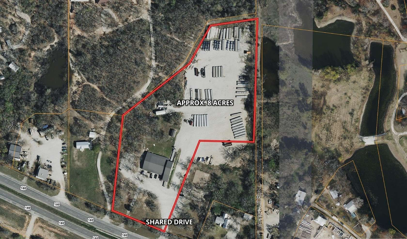 8 Acres of Commercial Land for Lease in Weatherford, Texas