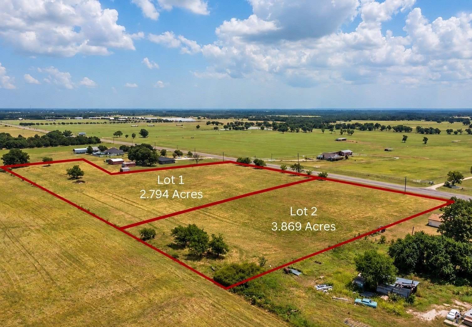 3.87 Acres of Residential Land for Sale in Whitesboro, Texas