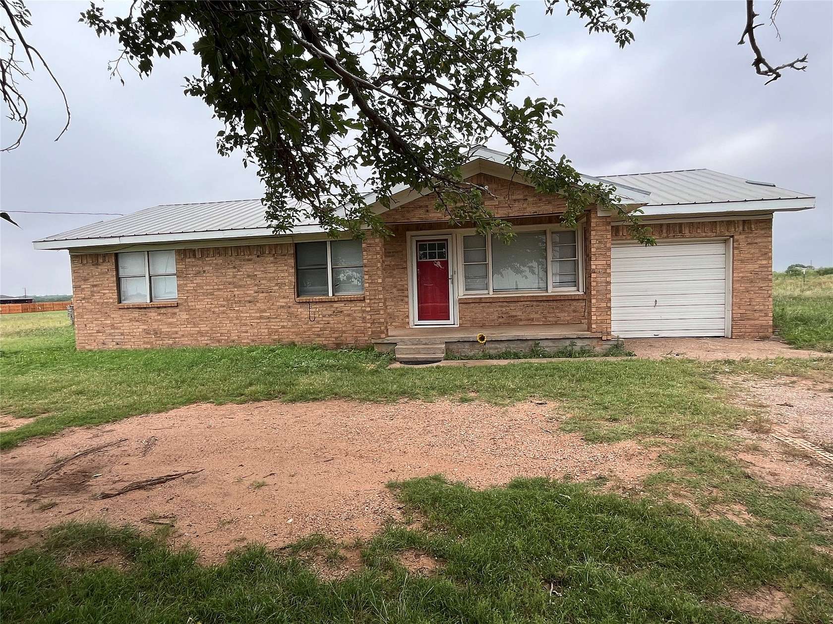 4.8 Acres of Land with Home for Lease in Hawley, Texas