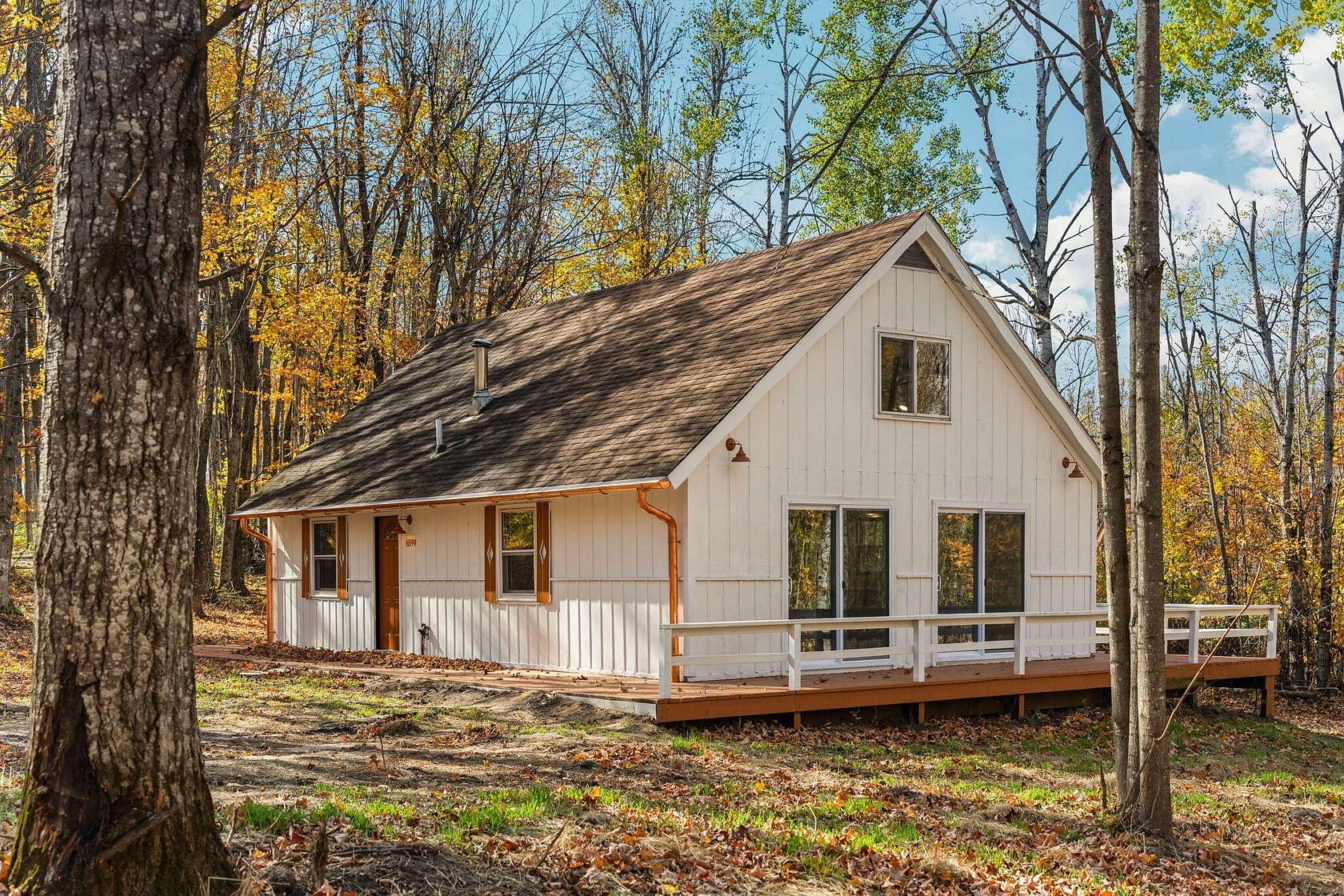 10.5 Acres of Recreational Land with Home for Sale in Elmira, Michigan