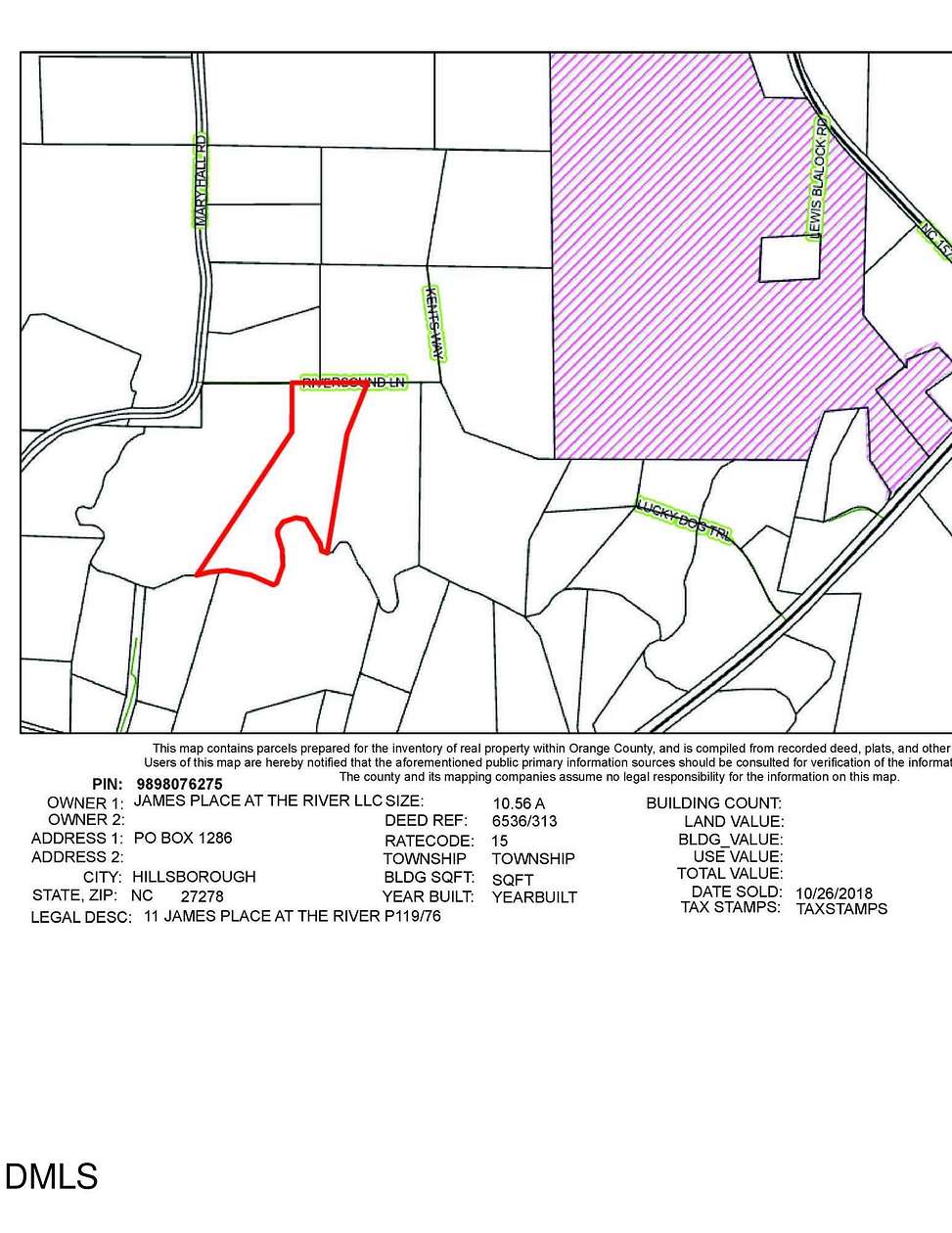 10.6 Acres of Land for Sale in Rougemont, North Carolina