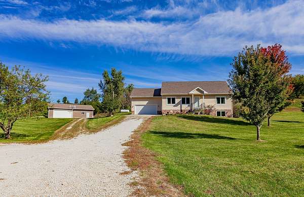 5.12 Acres of Land with Home for Sale in Dexter, Iowa