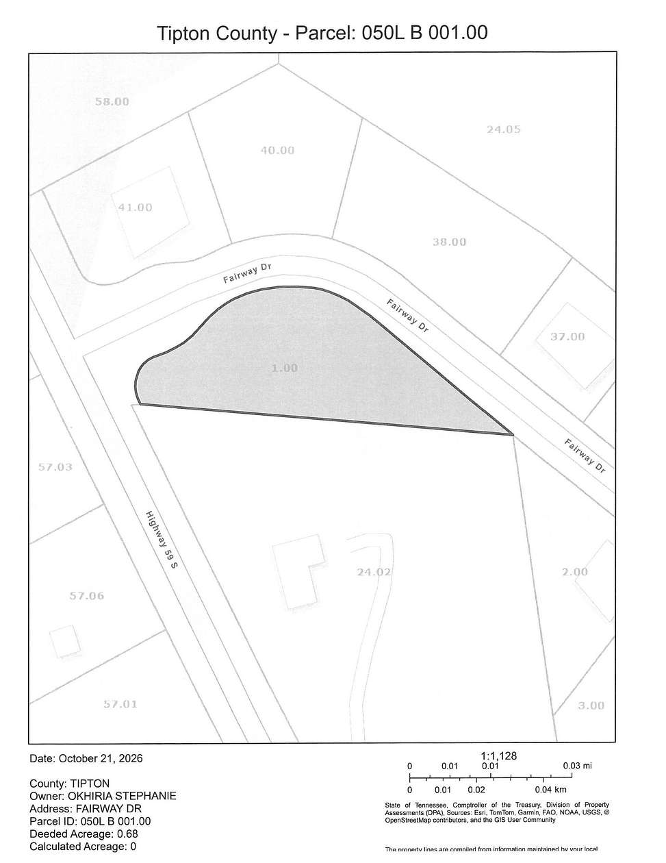 0.68 Acres of Residential Land for Sale in Covington, Tennessee