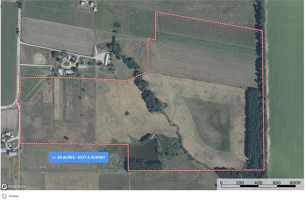 69 Acres of Land for Sale in Randolph, Mississippi