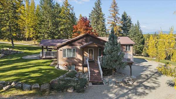 5.9 Acres of Land with Home for Sale in Kalispell, Montana