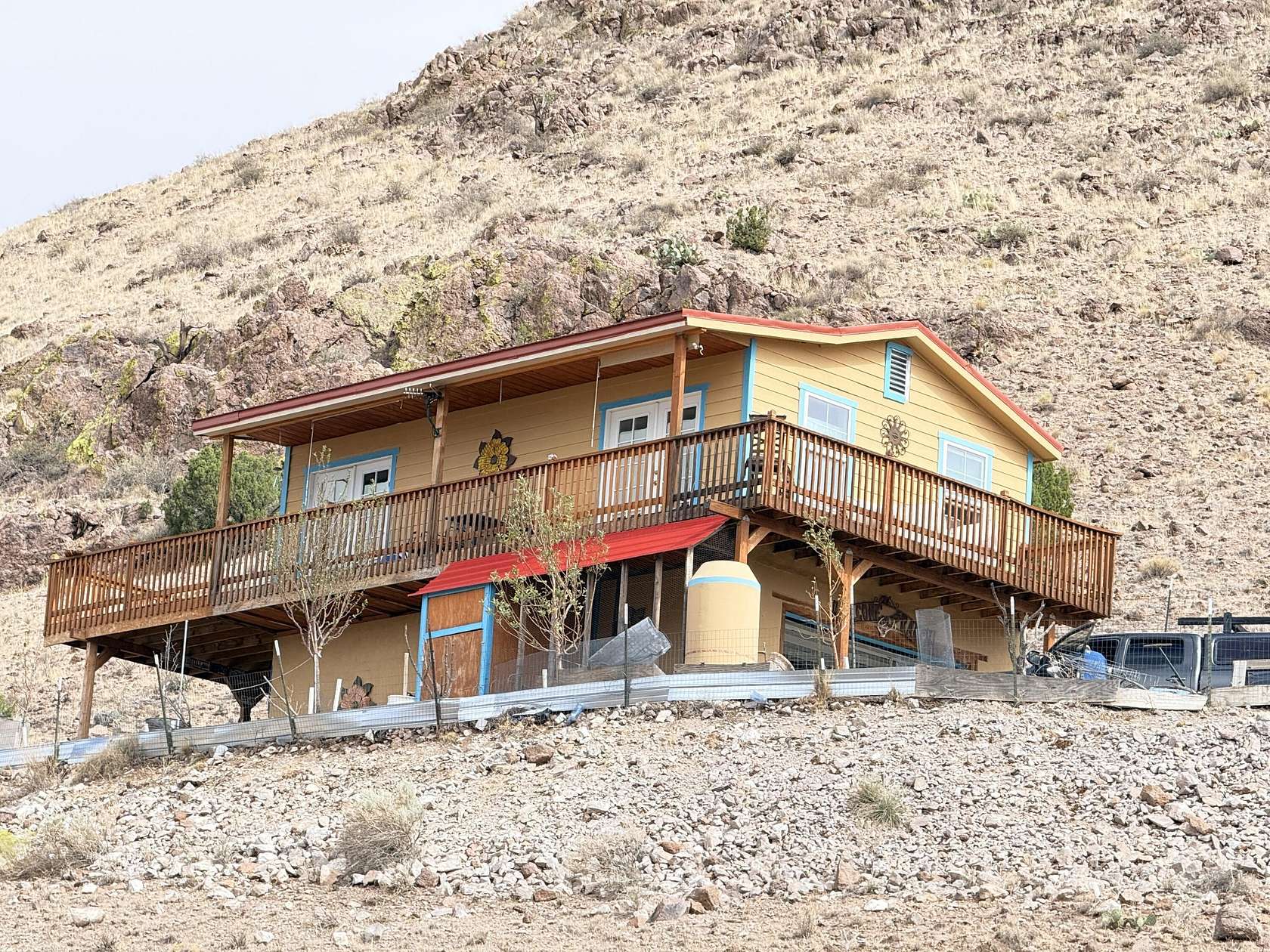 52.7 Acres of Recreational Land with Home for Sale in San Antonio, New Mexico