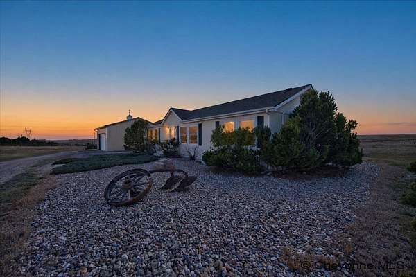 39.7 Acres of Land with Home for Sale in Cheyenne, Wyoming