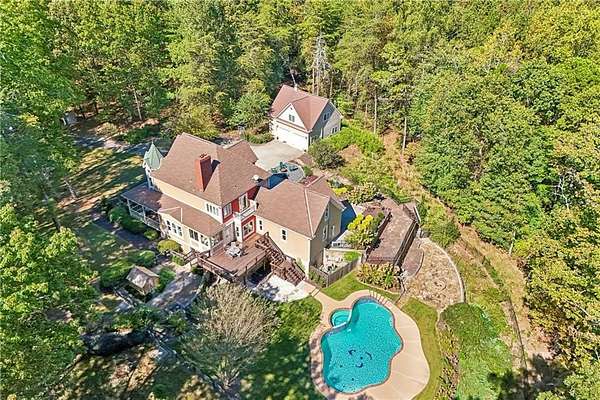 15.8 Acres of Recreational Land with Home for Sale in Buford, Georgia