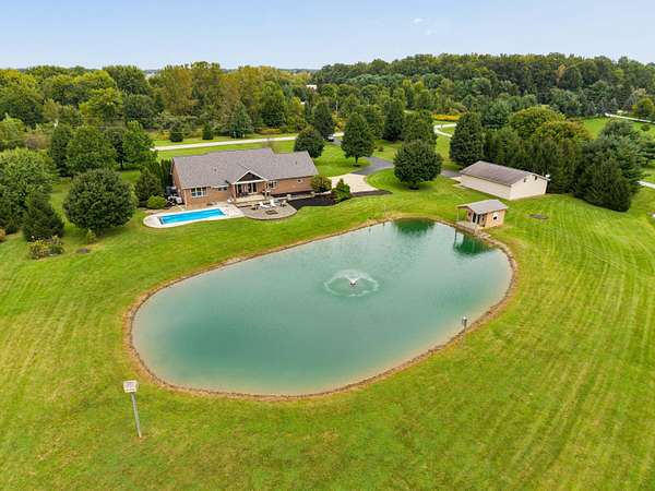 5.32 Acres of Land with Home for Sale in Sunbury, Ohio