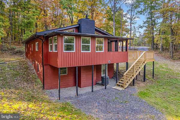 11.6 Acres of Recreational Land with Home for Sale in Augusta, West Virginia