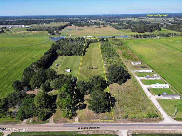 5.75 Acres of Commercial Land for Sale in Church Point, Louisiana