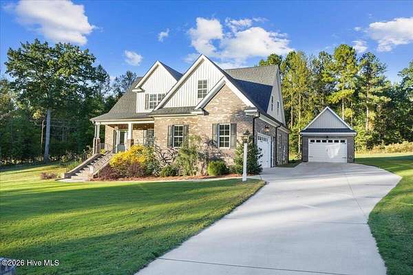 3.66 Acres of Land with Home for Sale in Nashville, North Carolina