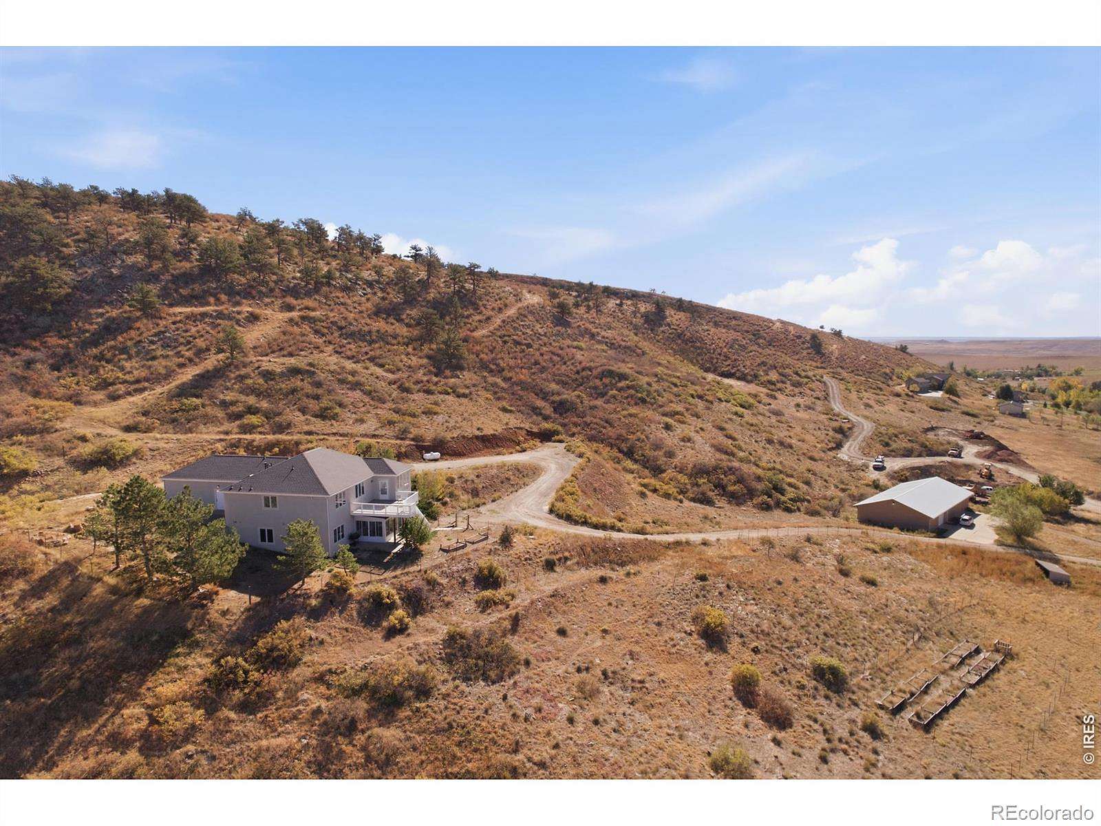 44.8 Acres of Recreational Land with Home for Sale in Berthoud, Colorado