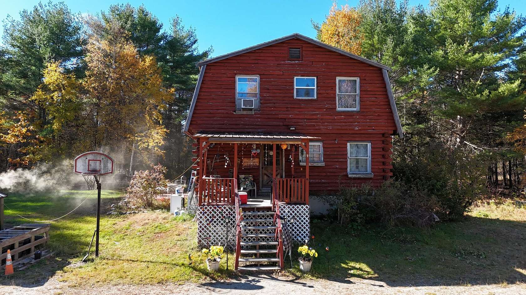 10 Acres of Land with Home for Sale in Burlington, Maine