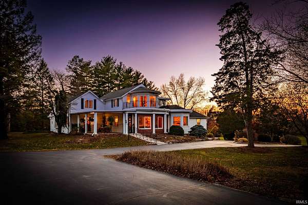 6.85 Acres of Land with Home for Sale in Muncie, Indiana