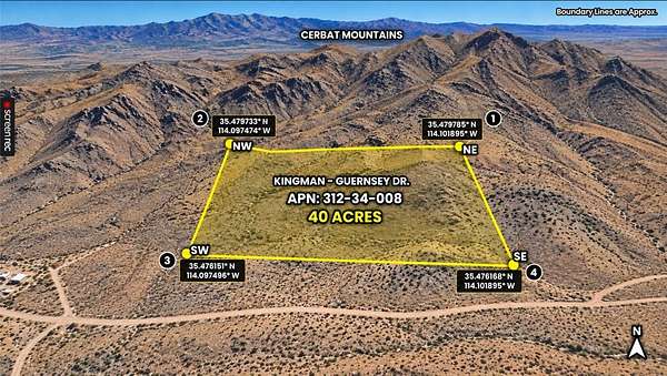 40 Acres of Land for Sale in Kingman, Arizona